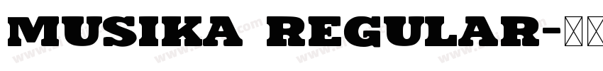 Musika Regular字体转换